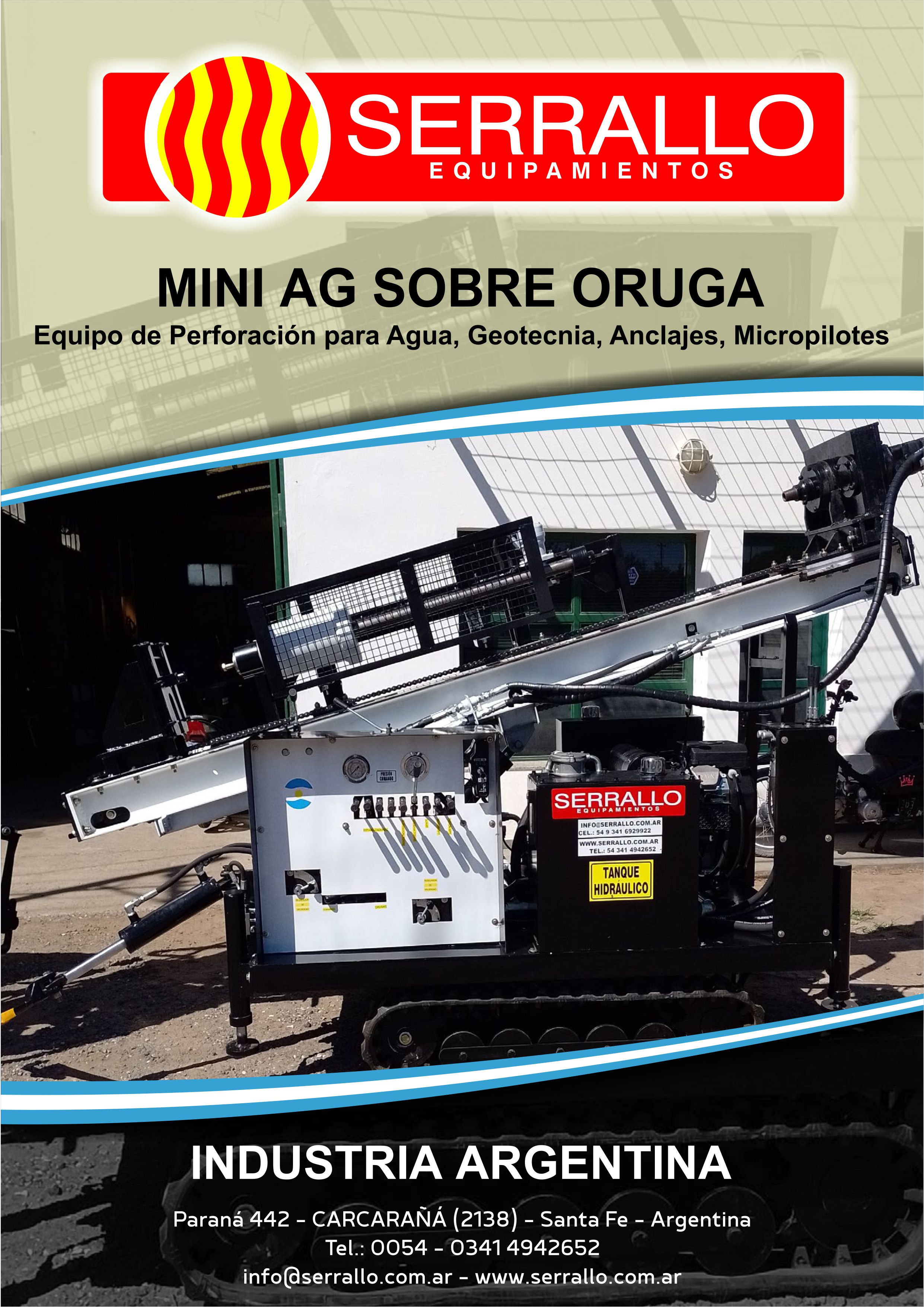 FABRICACION DE PERFORADORAS MINI AG
