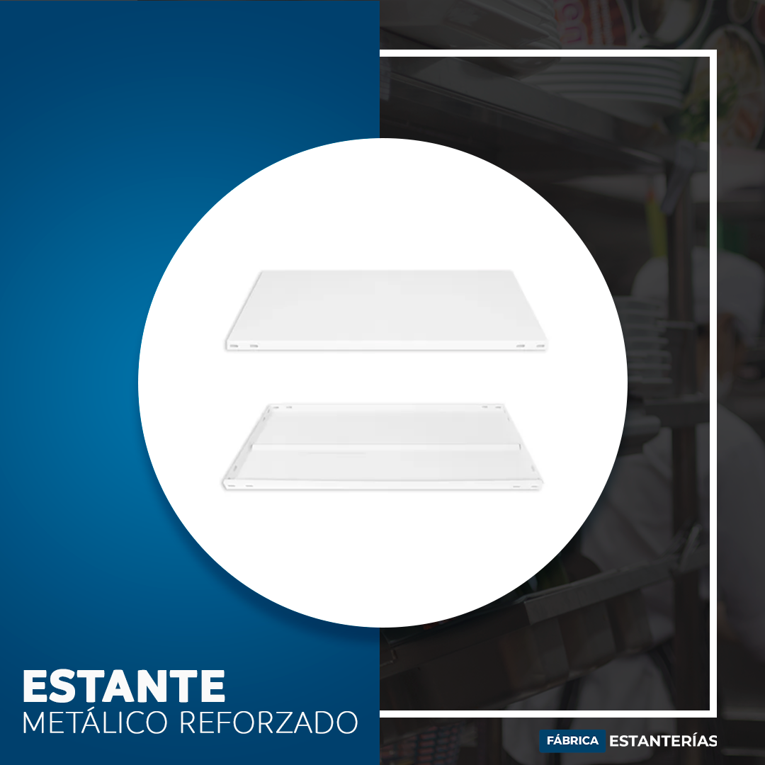 ESTANTE METALICO DE 90x60 CARGA MÁXIMA DE 140 KG