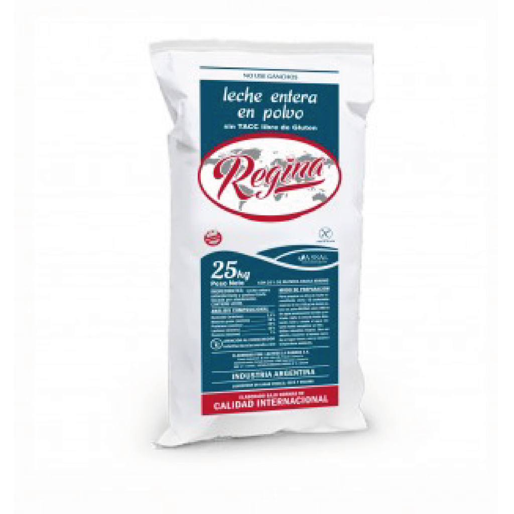 LECHE EN POLVO ENTERA X 25 KG REGINA