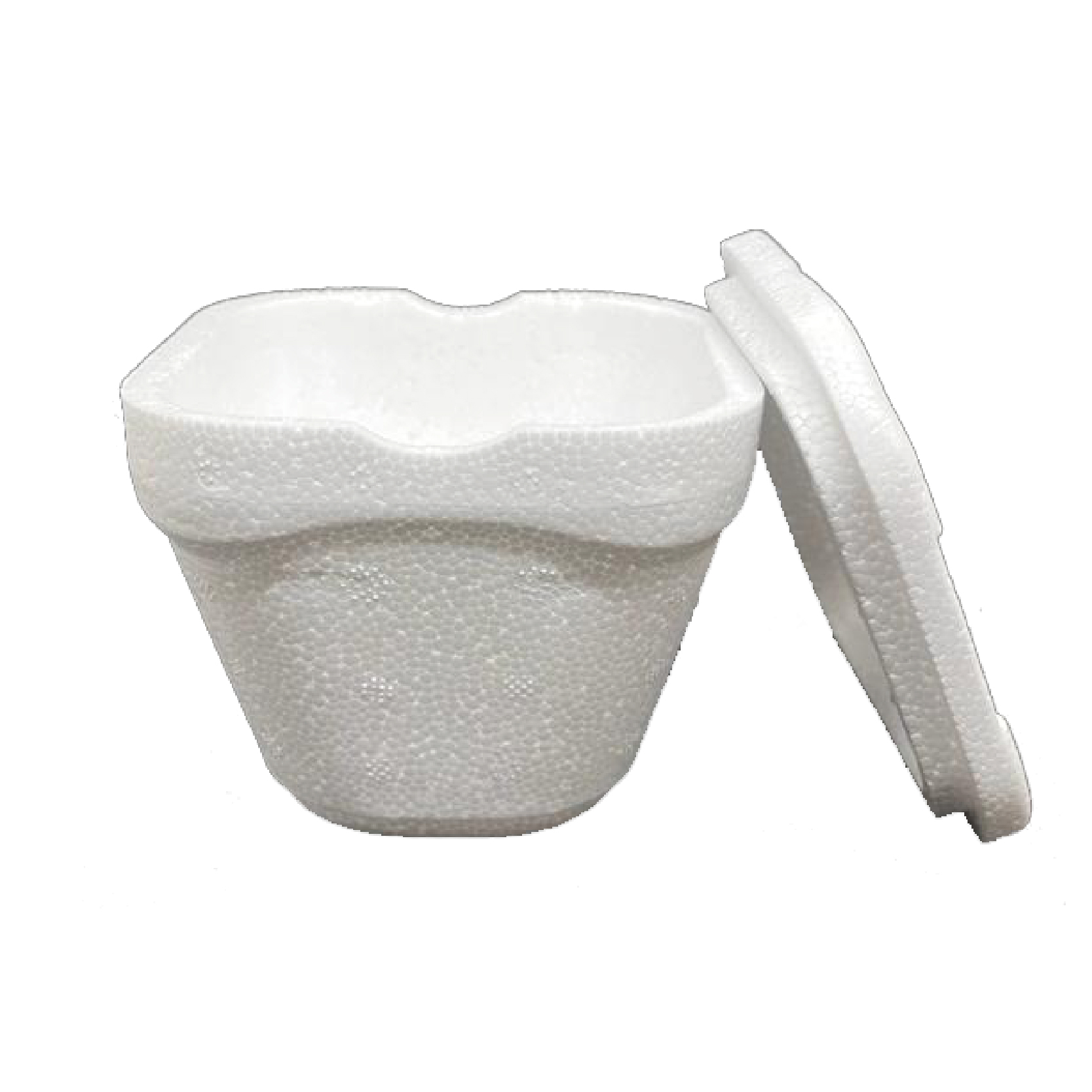 ENVASE TERMICO CUADRADO 1/4 KG X UNIDAD (MIN 100U)