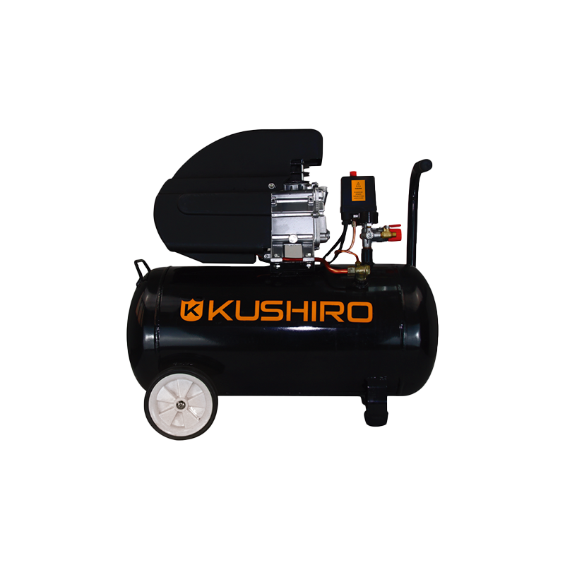 Compresor De Aire Eléctrico Kushiro K50 Monofásico 50l 2.5hp 220v Negro