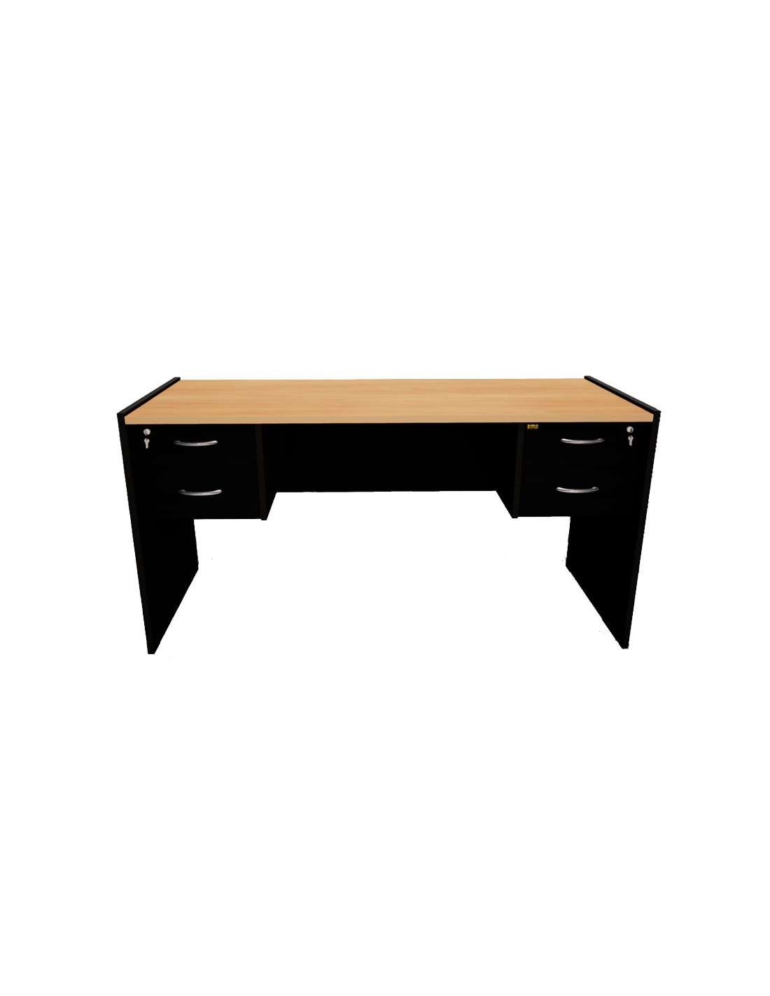 ESCRITORIO CON CUATRO CAJONES EMC 150 X 75 X 73CM NEGHAYA (ESC15NH)