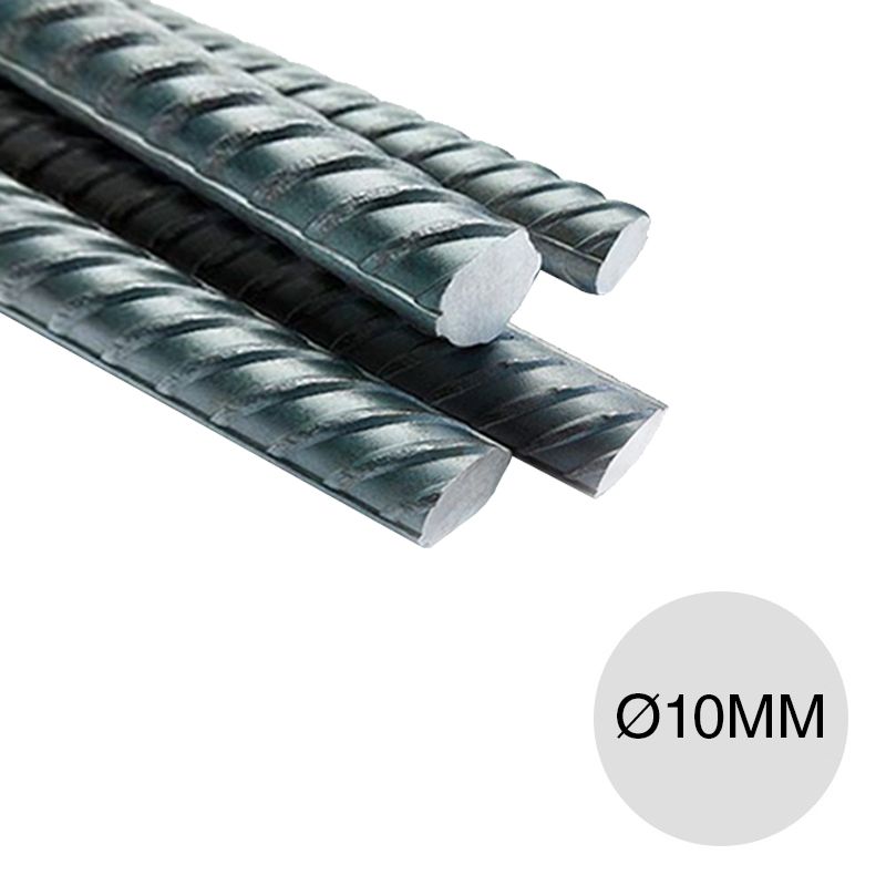 Hierro De Construcción Ø10mm x 12m