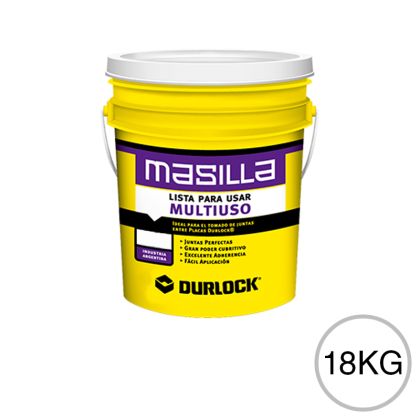 Masilla Multiuso Lista Para Usar Durlock x 18 kg