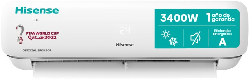 Aire Acondicionado Split Frío Calor 2924 Frigorías Hisense