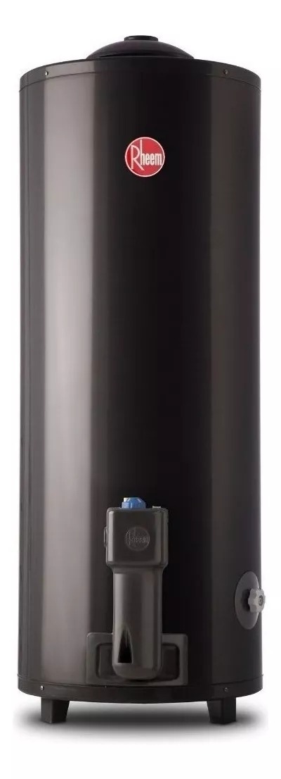 TERMOTANQUE RHEEM TGNP120RH 120LGN PIE C/SUP NEGRO