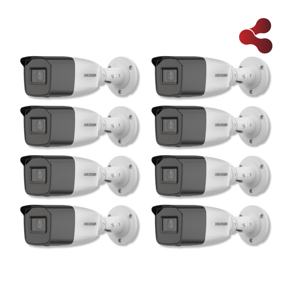 Kit Bullet Varifocal x8 -DS-2CE19D0T-VFIT3F- 