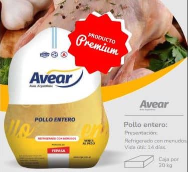 Pollo entero 