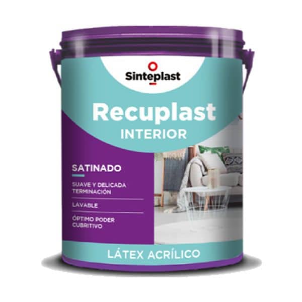 Látex Recuplast Interior Blanco Satinado x 20 Lts