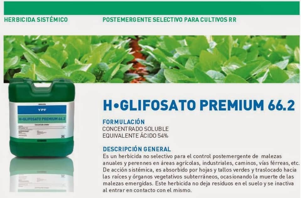 Herbicida Glifosato YPF