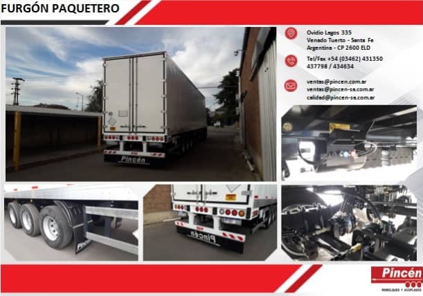 SEMIRREMOLQUE FURGON PAQUETERO
