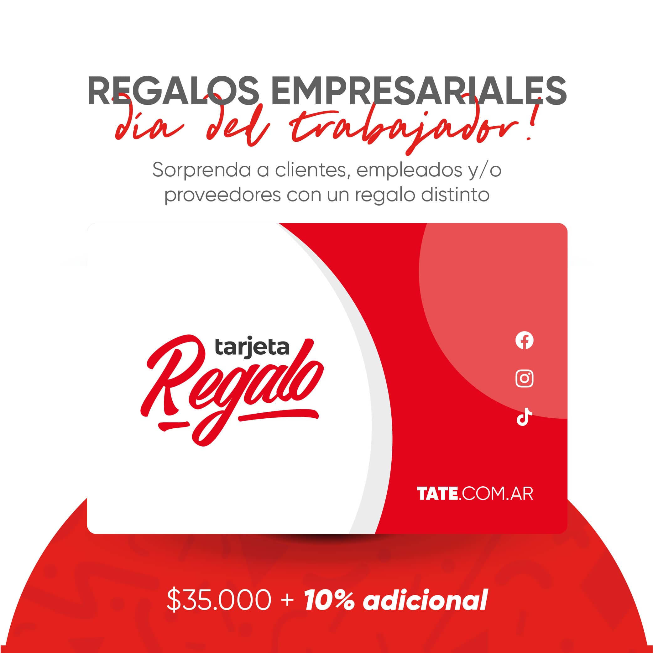 Gift Card +10 % Adicional
