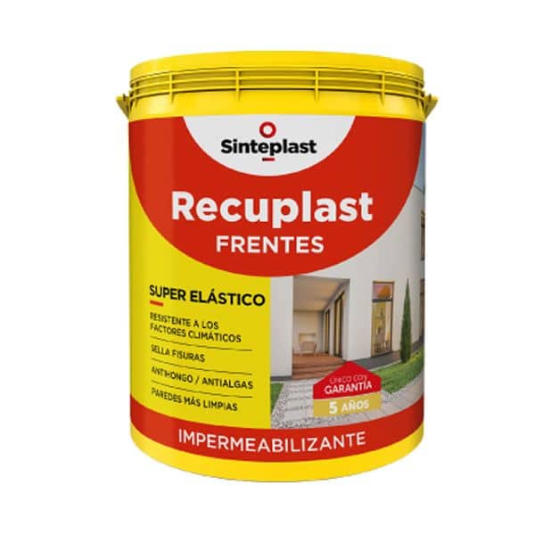 Impermeabilizante Recuplast frentes blanco x 4 Lts