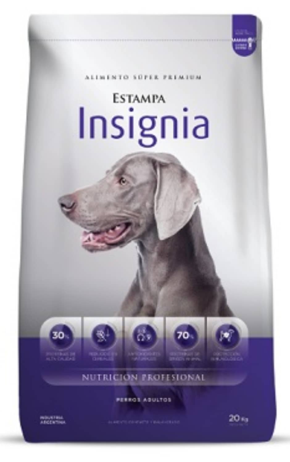 ESTAMPA INSIGNIA ADULTOS X 20 KG