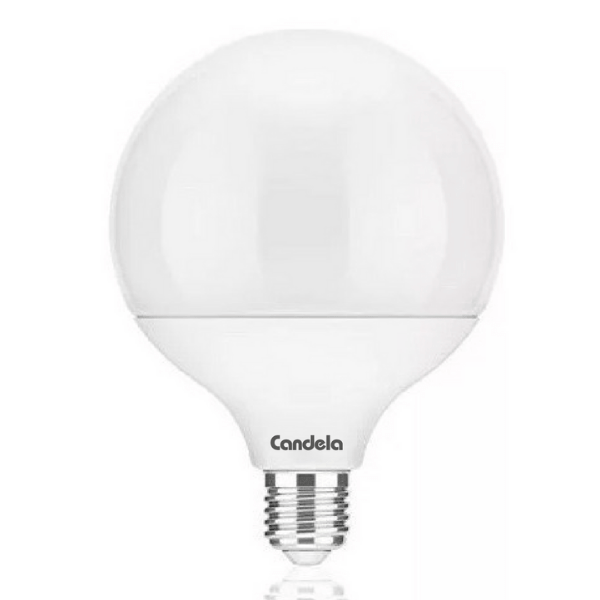 LAMPARA GLOBO LED 12 WATT CANDELA COLOR CALIDA