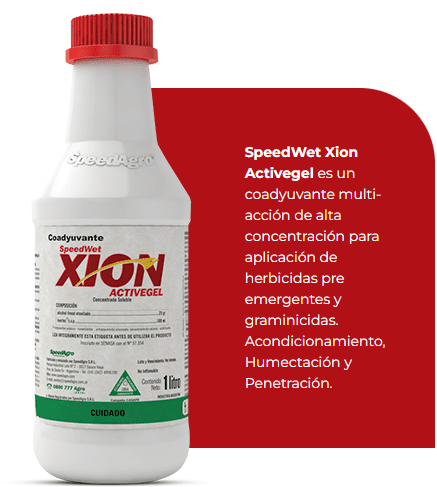Coadyudante SpeedWet Xion Activegel