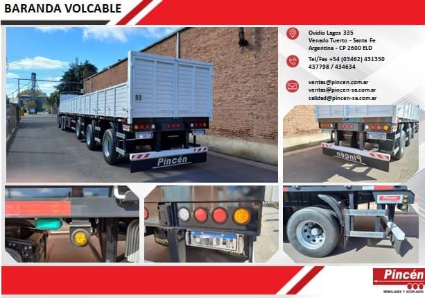 SEMIRREMOLQUE BARANDAS VOLCABLES