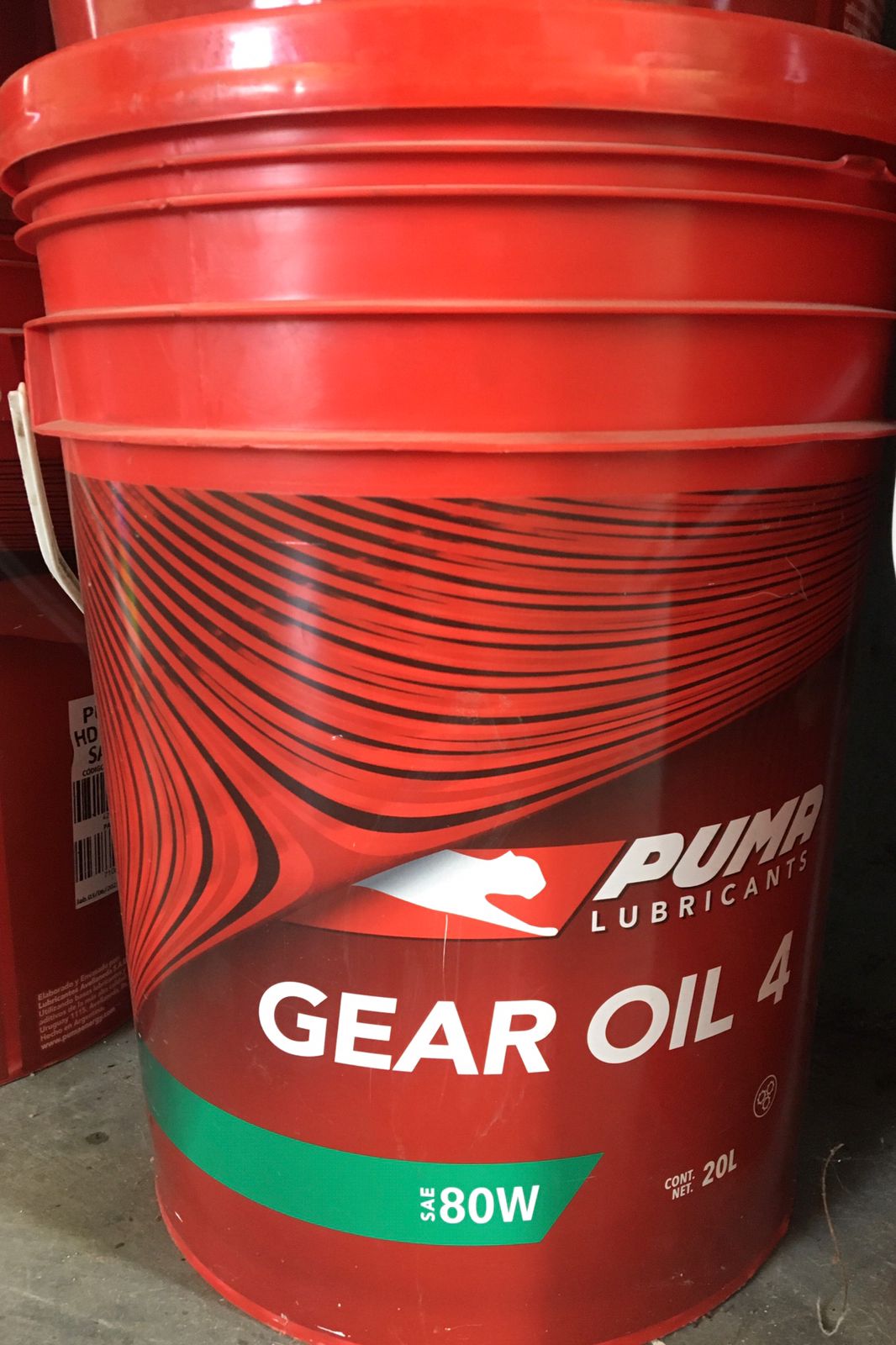 Aceite PUMA GREAR Oil 4 SAE 80w B.20L